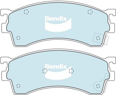 Bendix USA DB1255 HD Brake Pad Set, disc brake DB1255HD