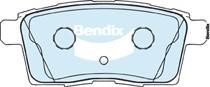 Bendix USA DB1917 -4WD Brake Pad Set, disc brake DB19174WD