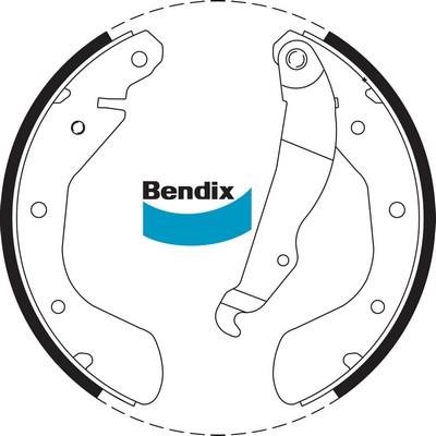 Bendix USA BS1710 Brake shoe set BS1710