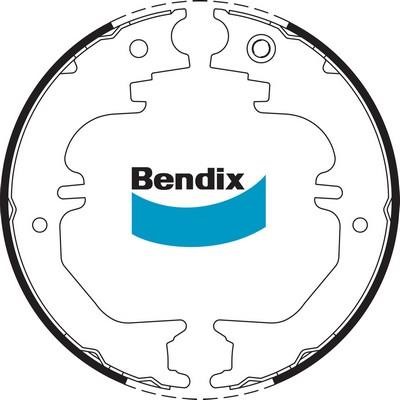 Bendix USA BS1745 Parking brake shoes BS1745