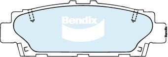 Bendix USA DB1234 GCT Brake Pad Set, disc brake DB1234GCT