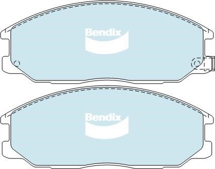 Bendix USA DB1450 HD Brake Pad Set, disc brake DB1450HD