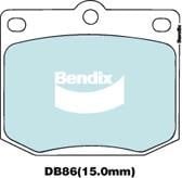 Bendix USA DB86 GCT Brake Pad Set, disc brake DB86GCT