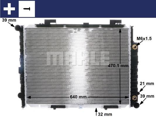 Radiator, engine cooling Wilmink Group WG2183169