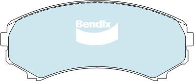 Bendix USA DB1388 HD Brake Pad Set, disc brake DB1388HD