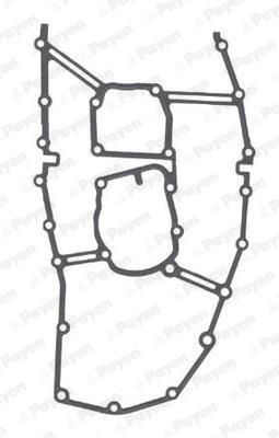 Wilmink Group WG1182845 Front engine cover gasket WG1182845