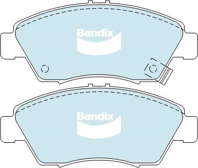 Bendix USA DB1286 HD Brake Pad Set, disc brake DB1286HD