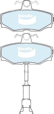 Bendix USA DB1226 GCT Brake Pad Set, disc brake DB1226GCT