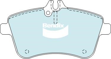 Bendix USA DB2233 HD Brake Pad Set, disc brake DB2233HD