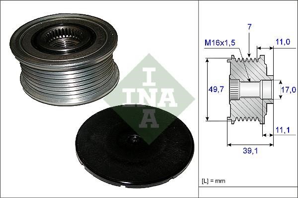 Wilmink Group WG1253660 Freewheel clutch, alternator WG1253660