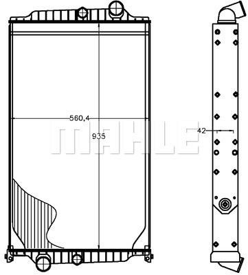 Wilmink Group WG2182468 Radiator, engine cooling WG2182468