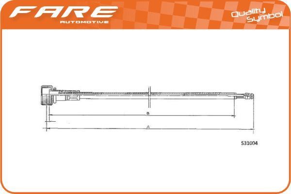 Fare 27736 Tacho Shaft 27736