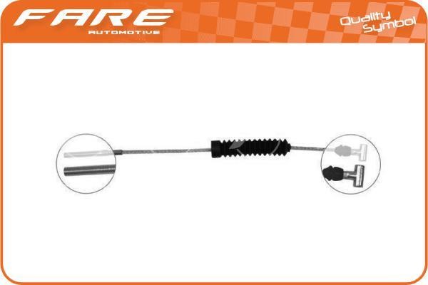 Fare 19037 Cable Pull, parking brake 19037