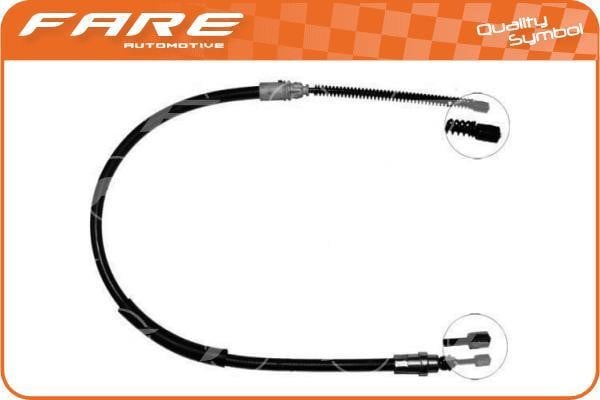 Fare 18761 Cable Pull, parking brake 18761