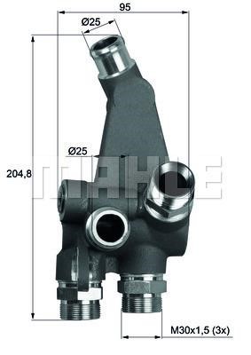 Wilmink Group WG1217782 Thermostat, coolant WG1217782