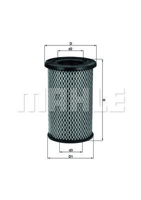 Wilmink Group WG1216365 Air filter WG1216365