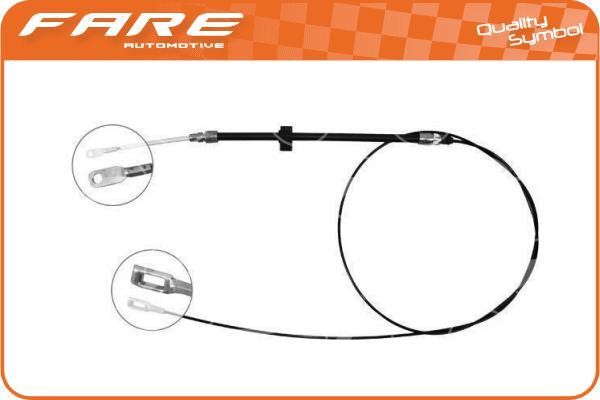Fare 17477 Cable Pull, parking brake 17477