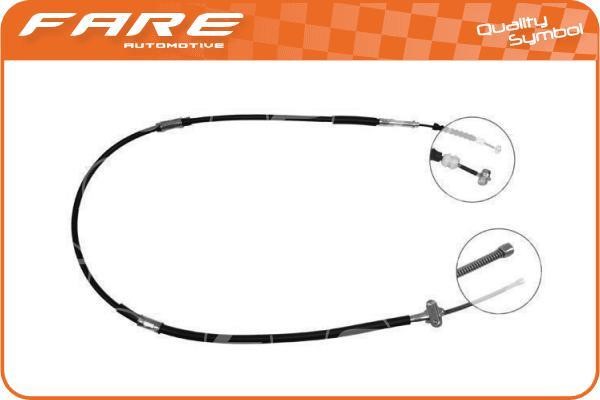 Fare 19092 Cable Pull, parking brake 19092