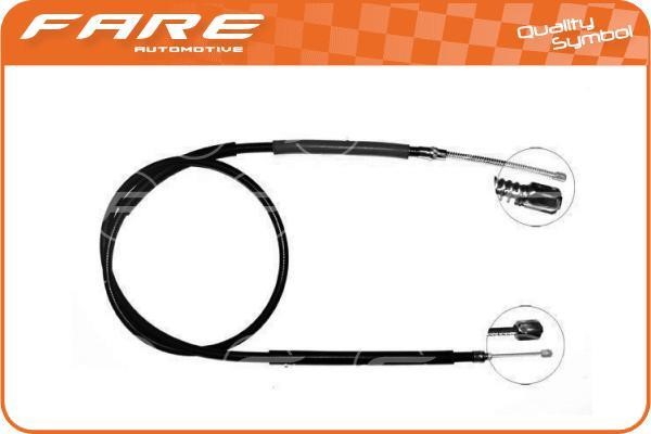Fare 17670 Cable Pull, parking brake 17670