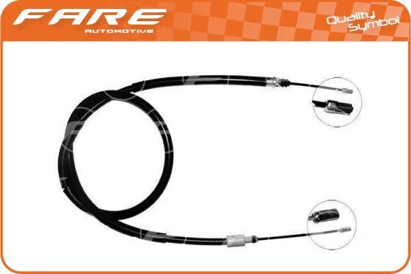 Fare 17494 Cable Pull, parking brake 17494