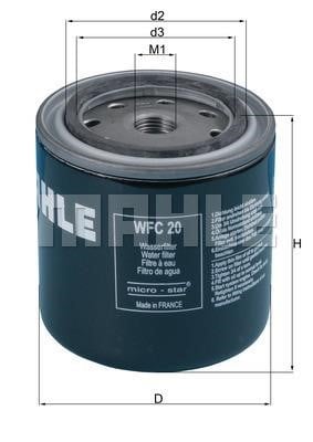 Wilmink Group WG1218036 Cooling liquid filter WG1218036