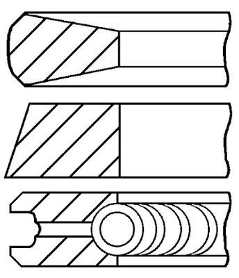 Wilmink Group WG1187304 Piston Ring Kit WG1187304