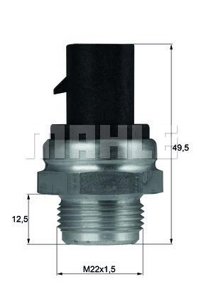 Wilmink Group WG1265982 Fan switch WG1265982