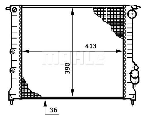 Wilmink Group WG2183083 Radiator, engine cooling WG2183083