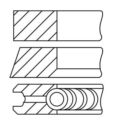 Wilmink Group WG1938962 Piston Ring Kit WG1938962