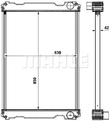 Wilmink Group WG2184077 Radiator, engine cooling WG2184077