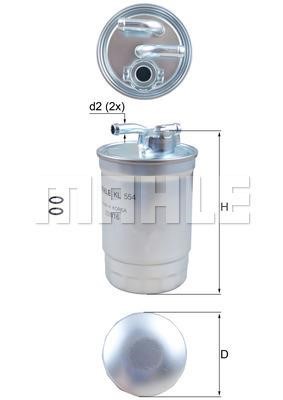 Wilmink Group WG1215055 Fuel filter WG1215055