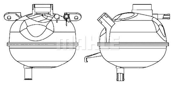Wilmink Group WG2184418 Expansion Tank, coolant WG2184418