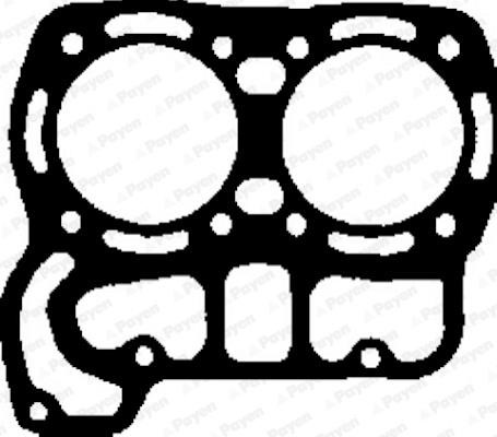 Wilmink Group WG1178564 Gasket, cylinder head WG1178564