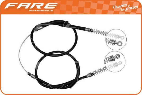Fare 18010 Cable Pull, parking brake 18010