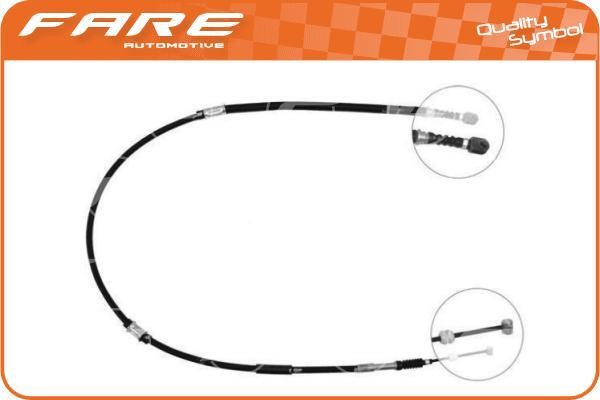 Fare 19144 Cable Pull, parking brake 19144