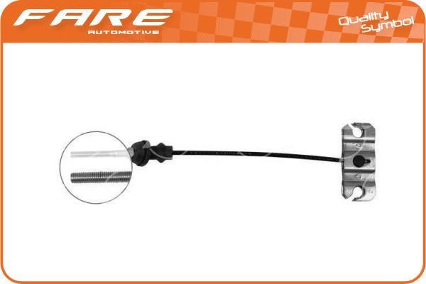 Fare 18431 Cable Pull, parking brake 18431