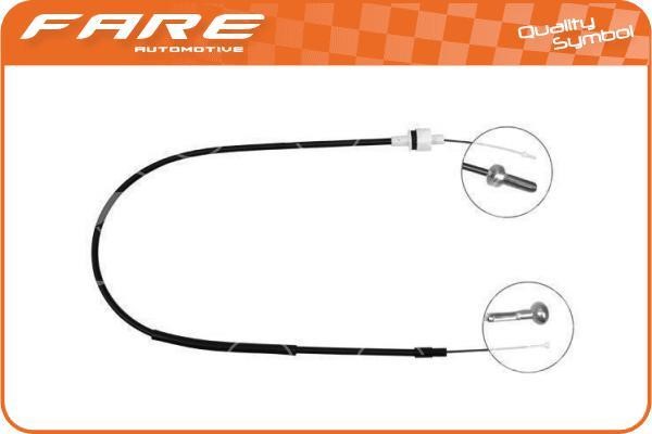 Fare 24609 Cable Pull, clutch control 24609