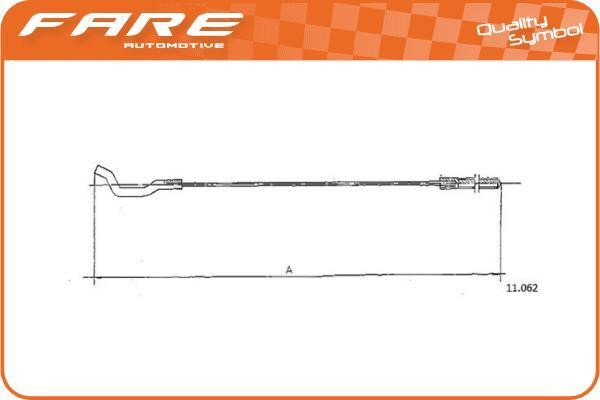 Fare 25964 Accelerator cable 25964