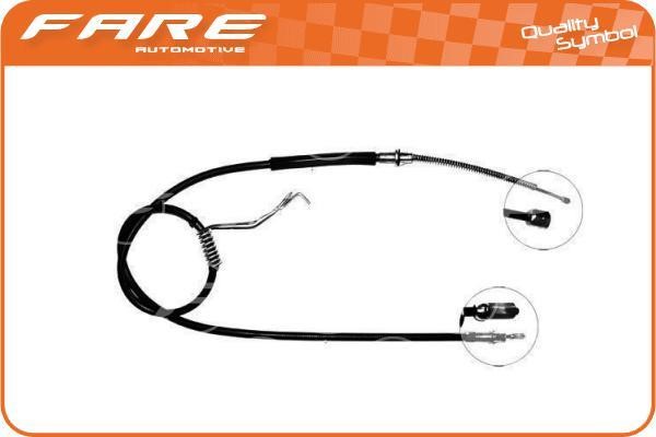 Fare 17480 Cable Pull, parking brake 17480
