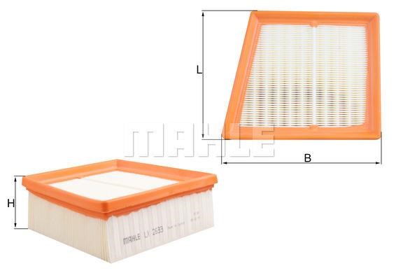 Wilmink Group WG1216257 Air filter WG1216257