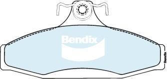 Bendix USA DB1088 GCT Brake Pad Set, disc brake DB1088GCT