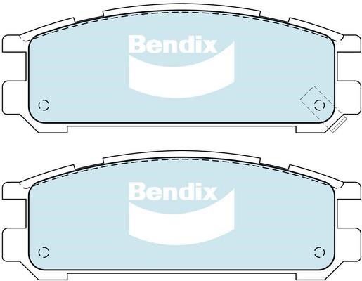 Bendix USA DB1186 HD Brake Pad Set, disc brake DB1186HD