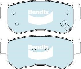 Bendix USA DB1451 -4WD Brake Pad Set, disc brake DB14514WD