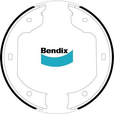 Bendix USA BS5099 Parking brake shoes BS5099
