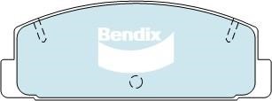 Bendix USA DB417 HD Brake Pad Set, disc brake DB417HD