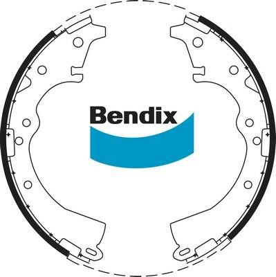 Bendix USA BS1492 Brake shoe set BS1492