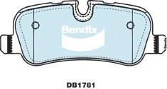 Bendix USA DB1781 -4WD Brake Pad Set, disc brake DB17814WD