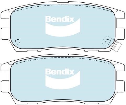 Bendix USA DB1231 HD Brake Pad Set, disc brake DB1231HD