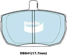 Bendix USA DB841 -4WD Brake Pad Set, disc brake DB8414WD