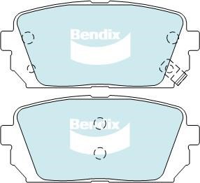Bendix USA DB2175 HD Brake Pad Set, disc brake DB2175HD